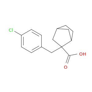 2-[(4-chlorophenyl)methyl]bicyclo[2.2.1]heptane-2-carboxylic acid
