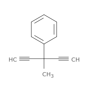 Benzene, (1-ethynyl-1-methyl-2-propynyl)-