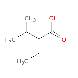 2-Butenoic acid, 2-(1-methylethyl)-, (E)-