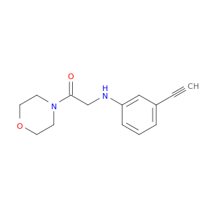 2-[(3-Ethynylphenyl)amino]-1-(morpholin-4-yl)ethan-1-one