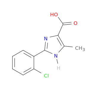 2-(2-CHLOROPHENYL)-5-METHYL- 1H-IMIDAZOLE-4-CARBOXYLIC ACID