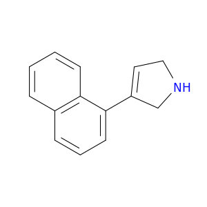 1H-Pyrrole, 2,5-dihydro-3-(1-naphthalenyl)-