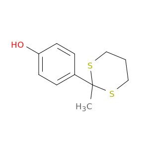 Phenol, 4-(2-methyl-1,3-dithian-2-yl)-