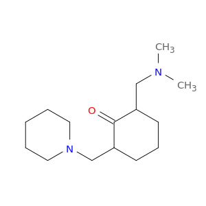 环己酮,2-[(二甲基氨基)甲基]-6-(1-哌啶基甲基)-,盐酸盐(1：2)