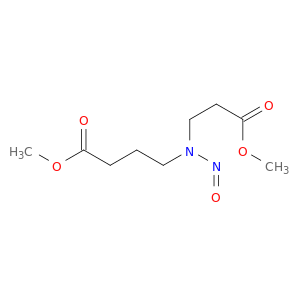 Butanoicacid, 4-[(3-methoxy-3-oxopropyl)nitrosoamino]-, methyl ester