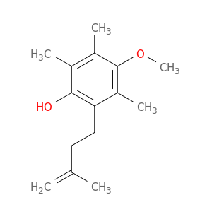 Phenol, 4-methoxy-2,3,5-trimethyl-6-(3-methyl-3-butenyl)-