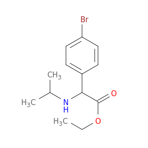 Ethyl 2-(4-Bromophenyl)-2-[(propan-2-yl)amino]acetate
