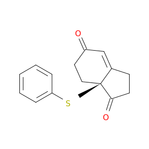 1H-Indene-1,5(6H)-dione, 2,3,7,7a-tetrahydro-7a-(phenylthio)-, (S)-