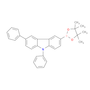 3,9-二苯基-6-(4,4,5,5-四甲基-1,3,2-二氧硼杂环戊烷-2-基)-9H-咔唑