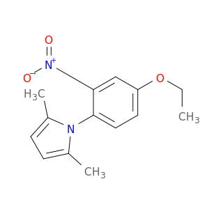 1H-Pyrrole, 1-(4-ethoxy-2-nitrophenyl)-2,5-dimethyl-