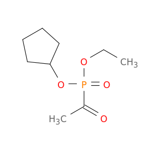 Phosphonic acid, acetyl-, cyclopentyl ethyl ester