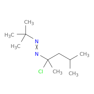 Diazene, (1-chloro-1,3-dimethylbutyl)(1,1-dimethylethyl)-