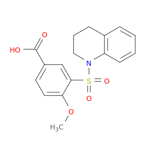 3-((3,4-Dihydroquinolin-1(2H)-yl)sulfonyl)-4-methoxybenzoic acid