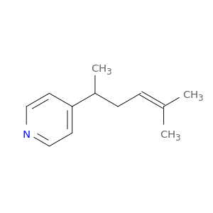 Pyridine,4-(1,4-dimethyl-3-penten-1-yl)-