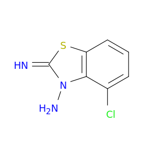 3(2H)-Benzothiazolamine, 4-chloro-2-imino-