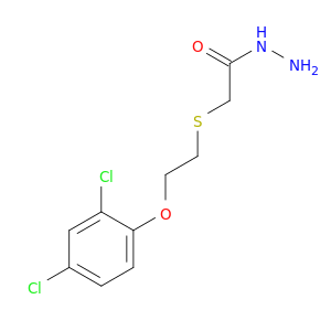 Acetic acid,2-[[2-(2,4-dichlorophenoxy)ethyl]thio]-, hydrazide