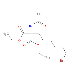 Propanedioic acid, (acetylamino)(6-bromohexyl)-, diethyl ester