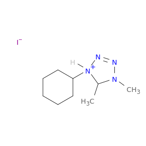 1H-Tetrazolium, 1-cyclohexyl-4,5-dimethyl-, iodide