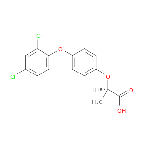 Propanoic acid, 2-[4-(2,4-dichlorophenoxy)phenoxy]-, (R)-