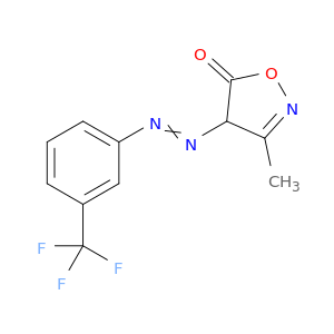 5(4H)-Isoxazolone, 3-methyl-4-[[3-(trifluoromethyl)phenyl]azo]-