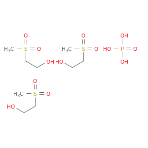 Ethanol, 2-(methylsulfonyl)-, phosphate (3:1)