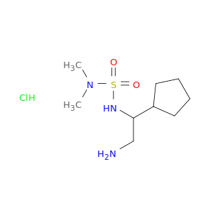 [(2-Amino-1-cyclopentylethyl)sulfamoyl]dimethylamine Hydrochloride