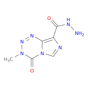 Imidazo[5,1-d]-1,2,3,5-tetrazine-8-carboxylicacid, 3,4-dihydro-3-methyl-4-oxo-, hydrazide
