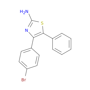 4-(4-溴-苯基)-5-苯基-噻唑-2-基胺