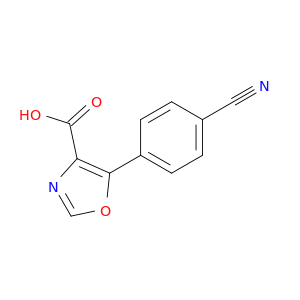 5-(4-cyanophenyl)-1,3-oxazole-4-carboxylic Acid
