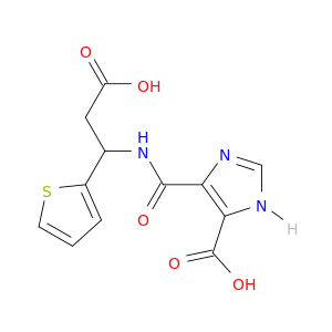 4-{[2-carboxy-1-(thiophen-2-yl)ethyl]carbamoyl}-1H-imidazole-5-carboxylic acid