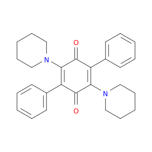 2,5-Cyclohexadiene-1,4-dione,2,5-diphenyl-3,6-di-1-piperidinyl-