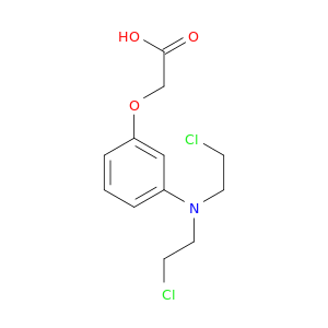 {3-[bis(2-chloroethyl)amino]phenoxy}acetic acid