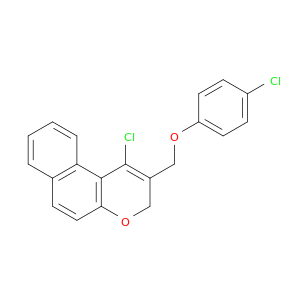 3H-Naphtho[2,1-b]pyran, 1-chloro-2-[(4-chlorophenoxy)methyl]-