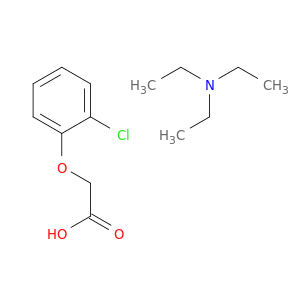 Acetic acid, (2-chlorophenoxy)-, compd. with N,N-diethylethanamine(1:1)