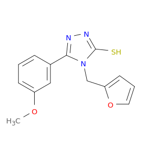 4-(Furan-2-ylmethyl)-5-(3-methoxyphenyl)-4H-1,2,4-triazole-3-thiol