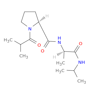 D-Alaninamide, 1-(2-methyl-1-oxopropyl)-L-prolyl-N-(1-methylethyl)-