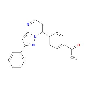 Ethanone, 1-[4-(2-phenylpyrazolo[1,5-a]pyrimidin-7-yl)phenyl]-