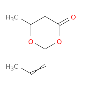 1,3-Dioxan-4-one, 6-methyl-2-(1-propenyl)-