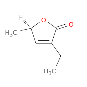 2(5H)-Furanone, 3-ethyl-5-methyl-, (R)-