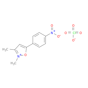 Isoxazolium, 2,3-dimethyl-5-(4-nitrophenyl)-, perchlorate