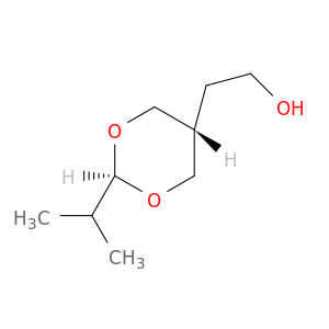 1,3-Dioxane-5-ethanol, 2-(1-methylethyl)-, trans-