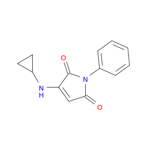1H-Pyrrole-2,5-dione, 3-(cyclopropylamino)-1-phenyl-