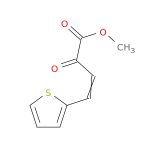 3-Butenoic acid, 2-oxo-4-(2-thienyl)-, methyl ester