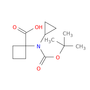 1-{[(tert-butoxy)carbonyl](cyclopropyl)amino}cyclobutane-1-carboxylic acid