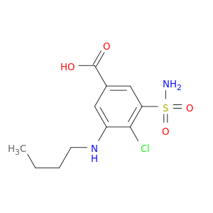 Benzoic acid,3-(aminosulfonyl)-5-(butylamino)-4-chloro-