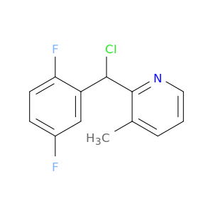 Pyridine, 2-[chloro(2,5-difluorophenyl)methyl]-3-methyl-