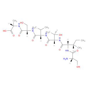 L-Alanine, N-[N-[N-[N-(N-L-seryl-L-isoleucyl)-L-threonyl]-L-valyl]-L-seryl]-