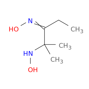 3-Pentanone, 2-(hydroxyamino)-2-methyl-, oxime