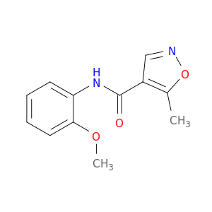 4-Isoxazolecarboxamide, N-(2-methoxyphenyl)-5-methyl-