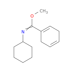1,4-Cyclohexadiene-1-carboximidic acid, N-cyclohexyl-, methyl ester